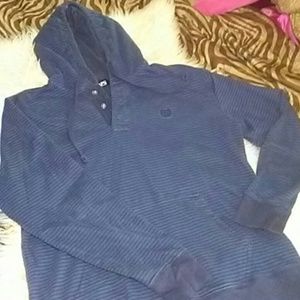 Blue striped Chaps hoodie